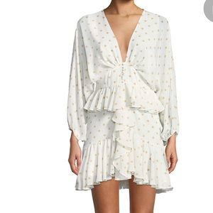 NWT Shona Joy Sophia Ruffle Mini Dress